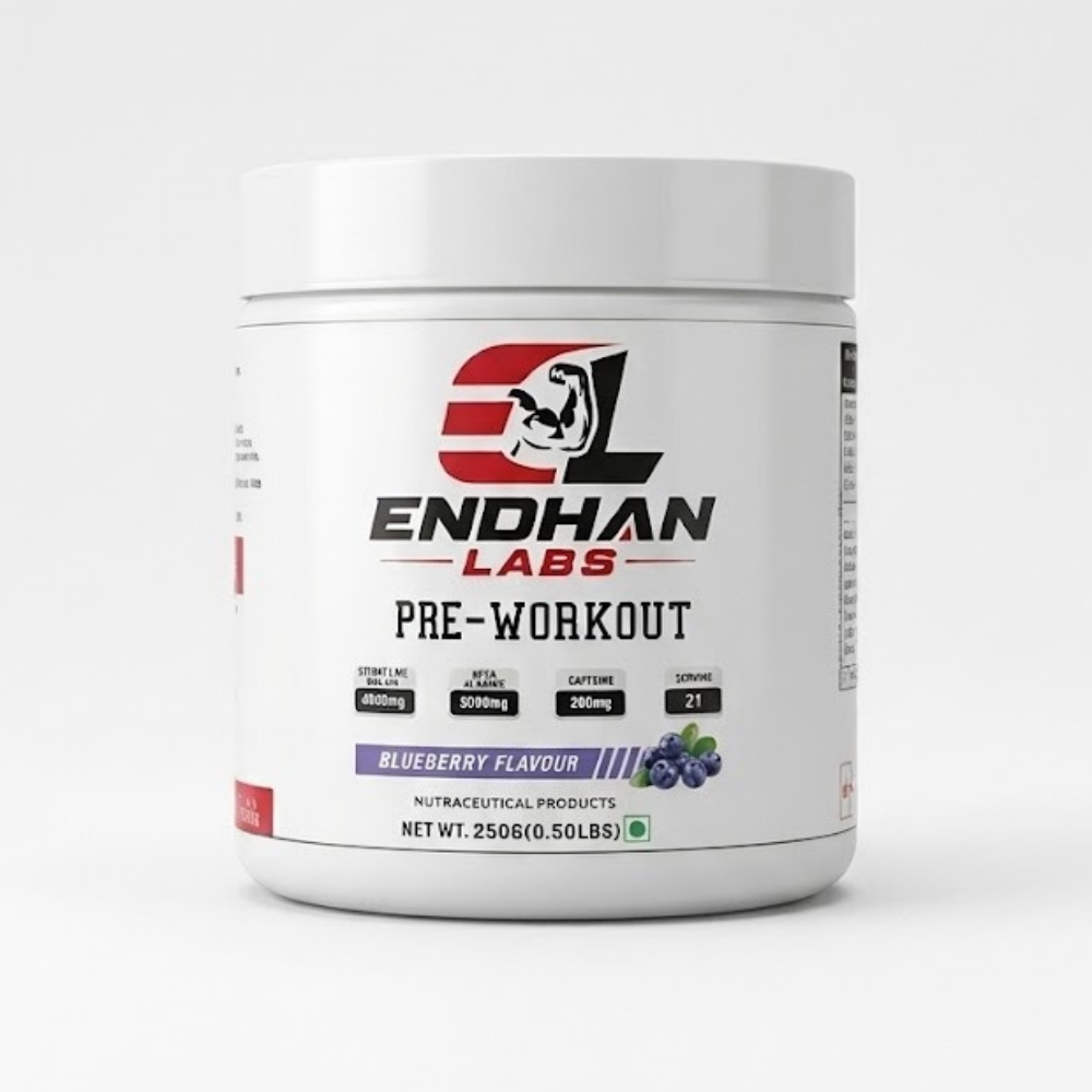 Endhan Labs Pre-Workout – Blueberry Flavour